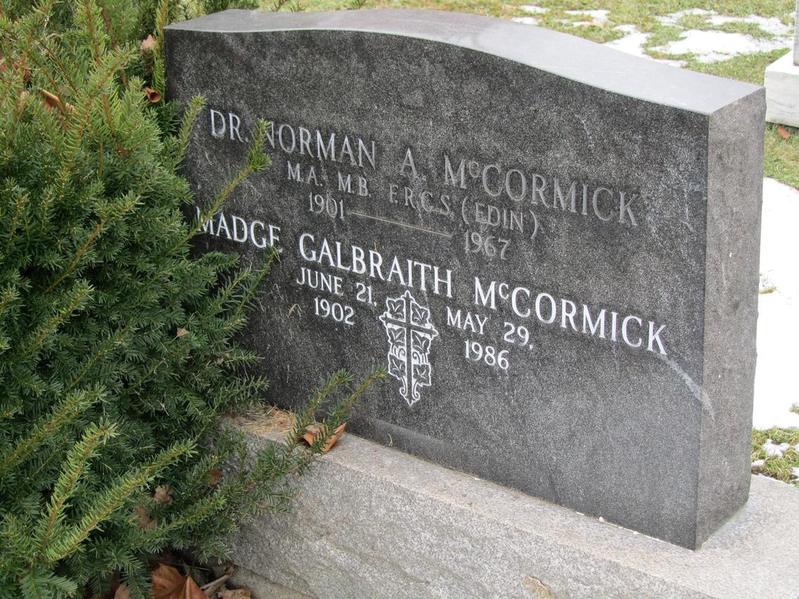 McCormick-Norman A. 1901-1967_Mage Galbraith-1902-1986