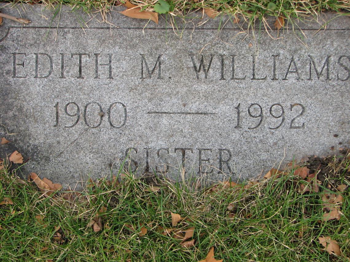 Edith M. Williams 1900-1992