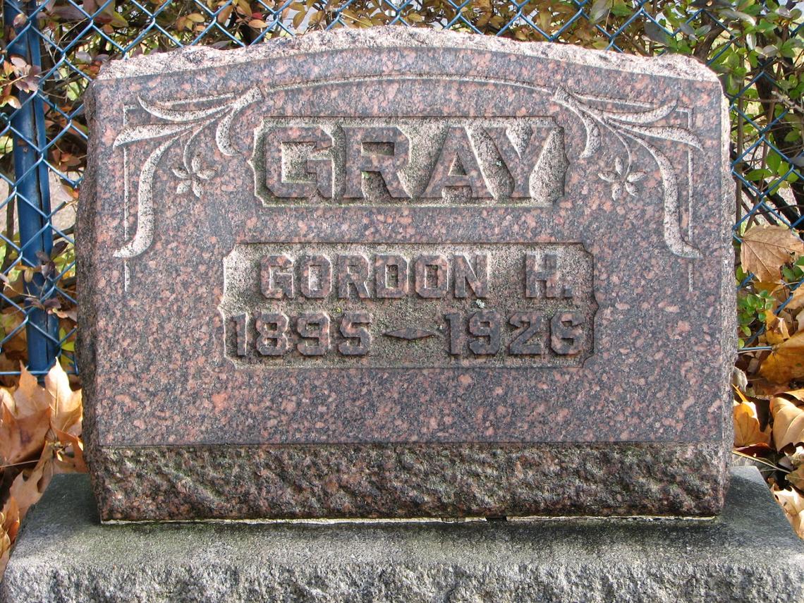 Gordon H Gray 1895-1928