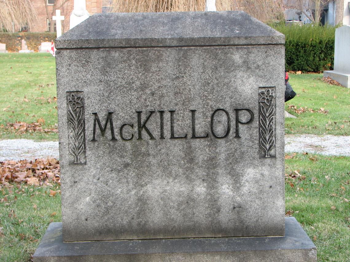 McKillop Headstone