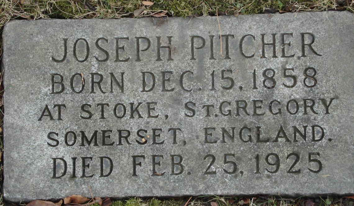 Joseph PITCHER 1858-1925, section D row 9