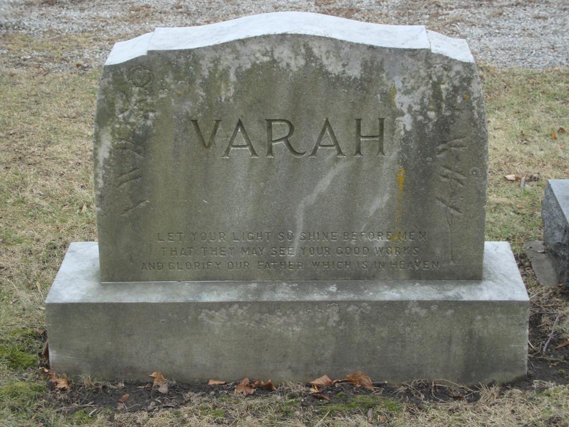 VARAH Headstone