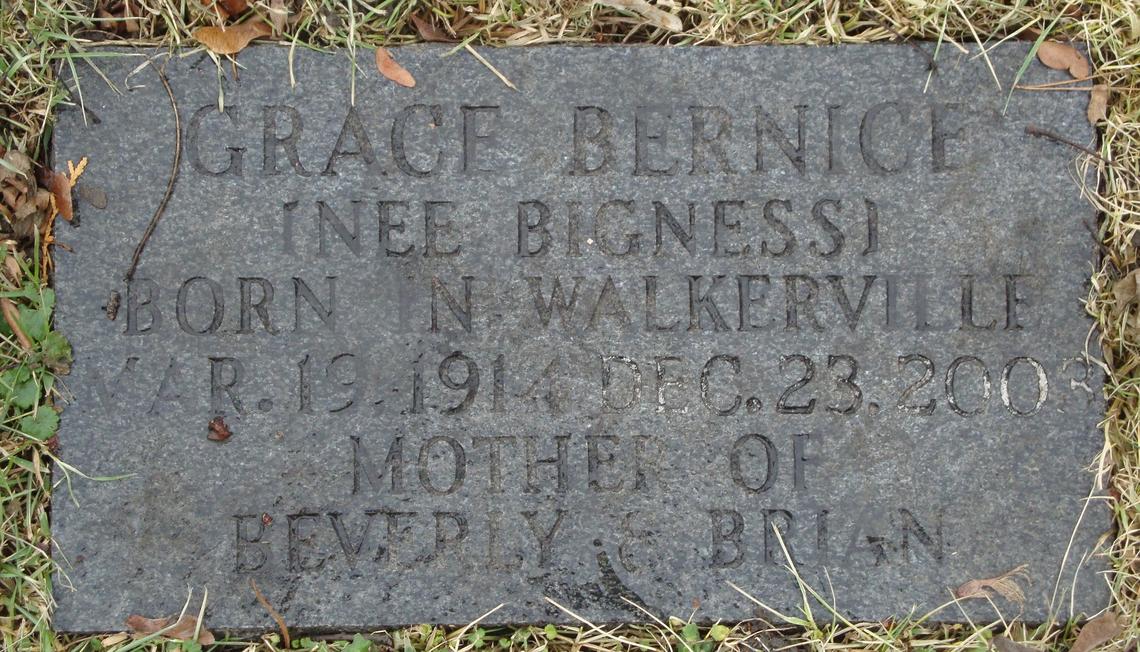 Grace Bernice (Bigness) HULL 1914-2003 _Beverly-Brian
