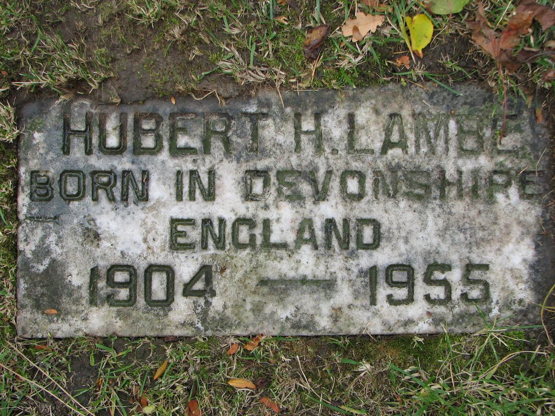 Hubert Henry LAMBE 1904-1955 (Devonshire, England)
