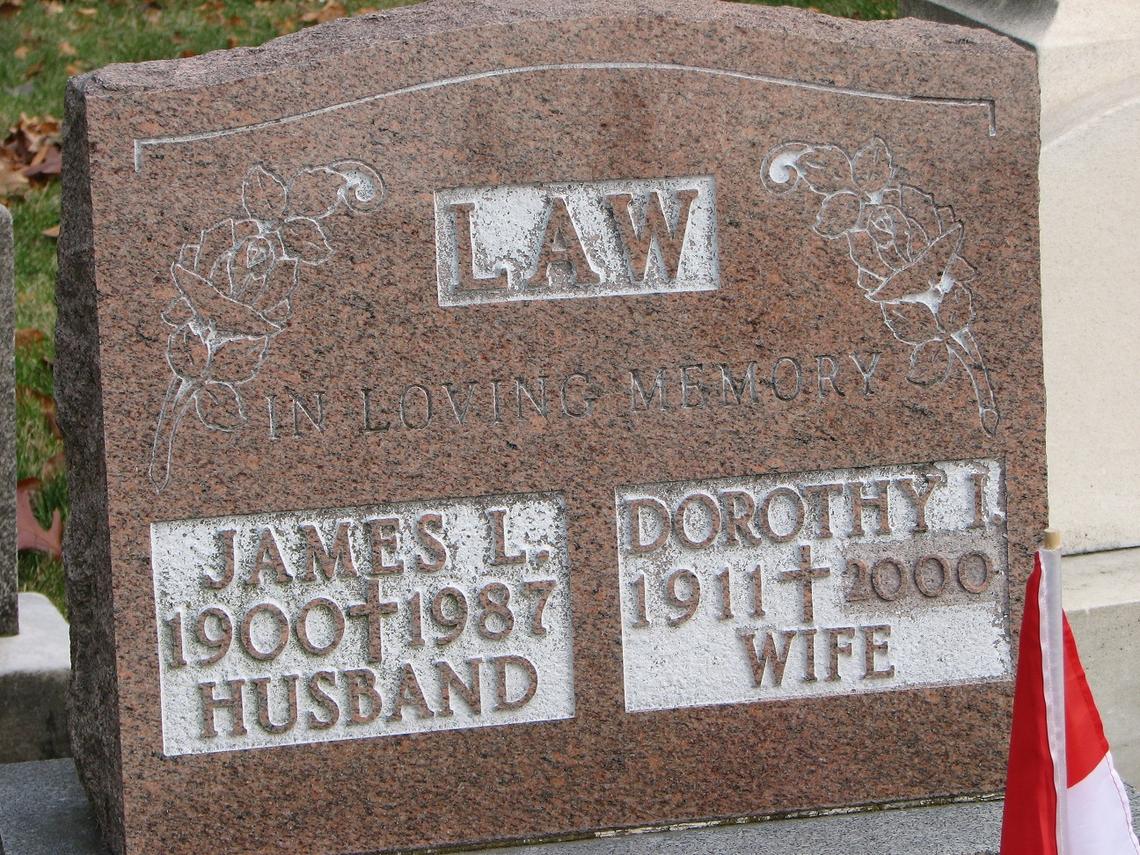 LAW-James L. 1900-1987_Dorothy I. 1911-2000