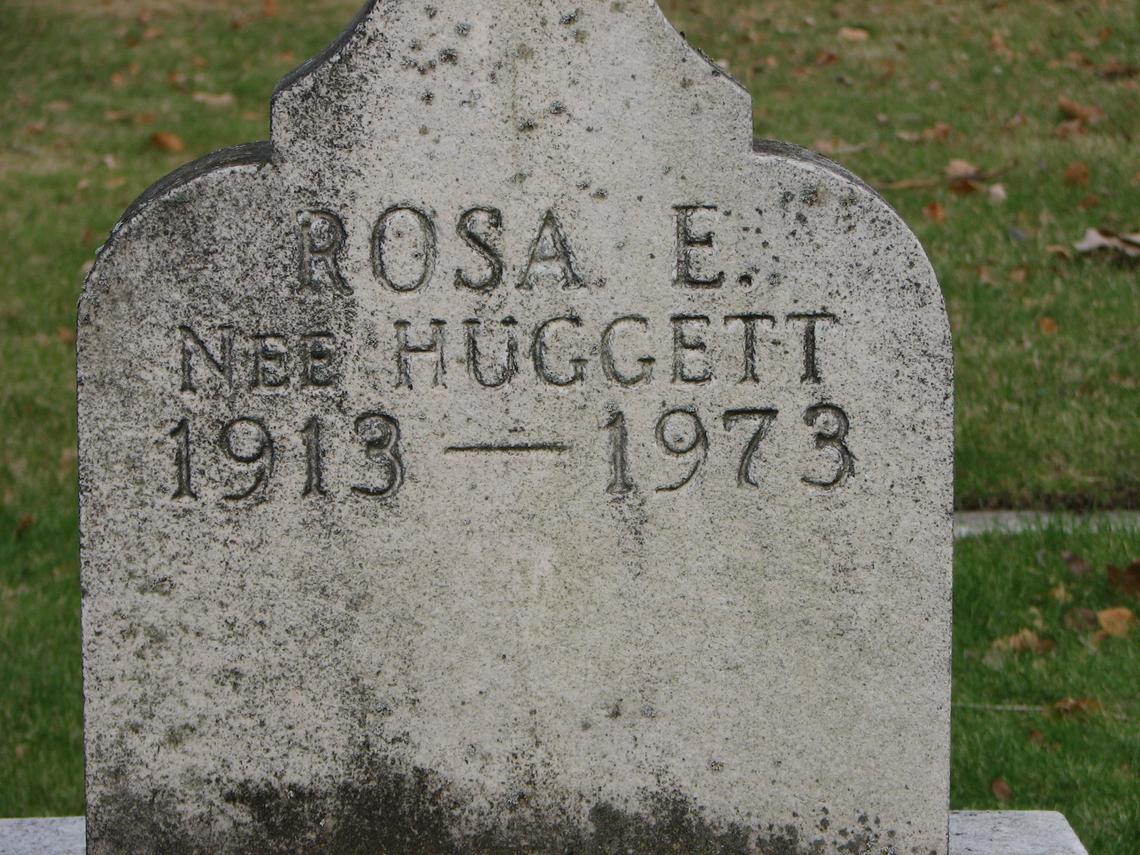 Rosa E. HUGGETT (LONG) 1913-1973_Sect E row 3