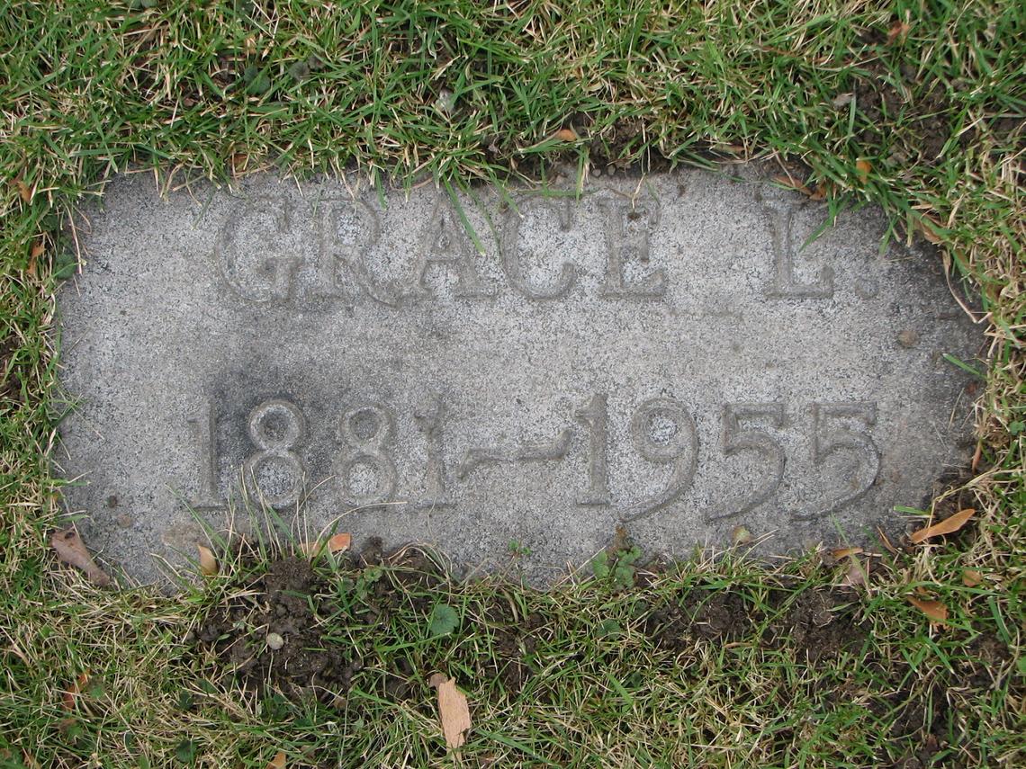Grace Lillian Johnson 1881-1955