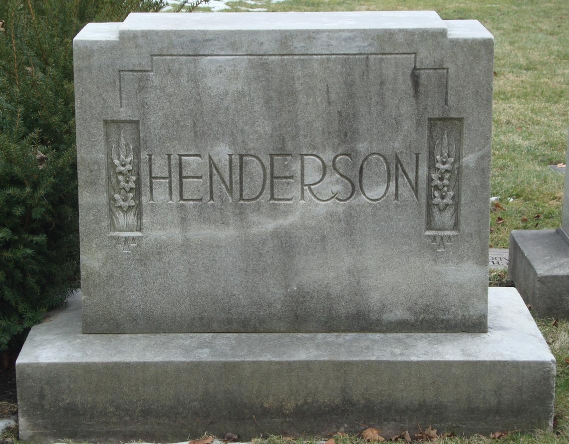 HENDERSON Headstone