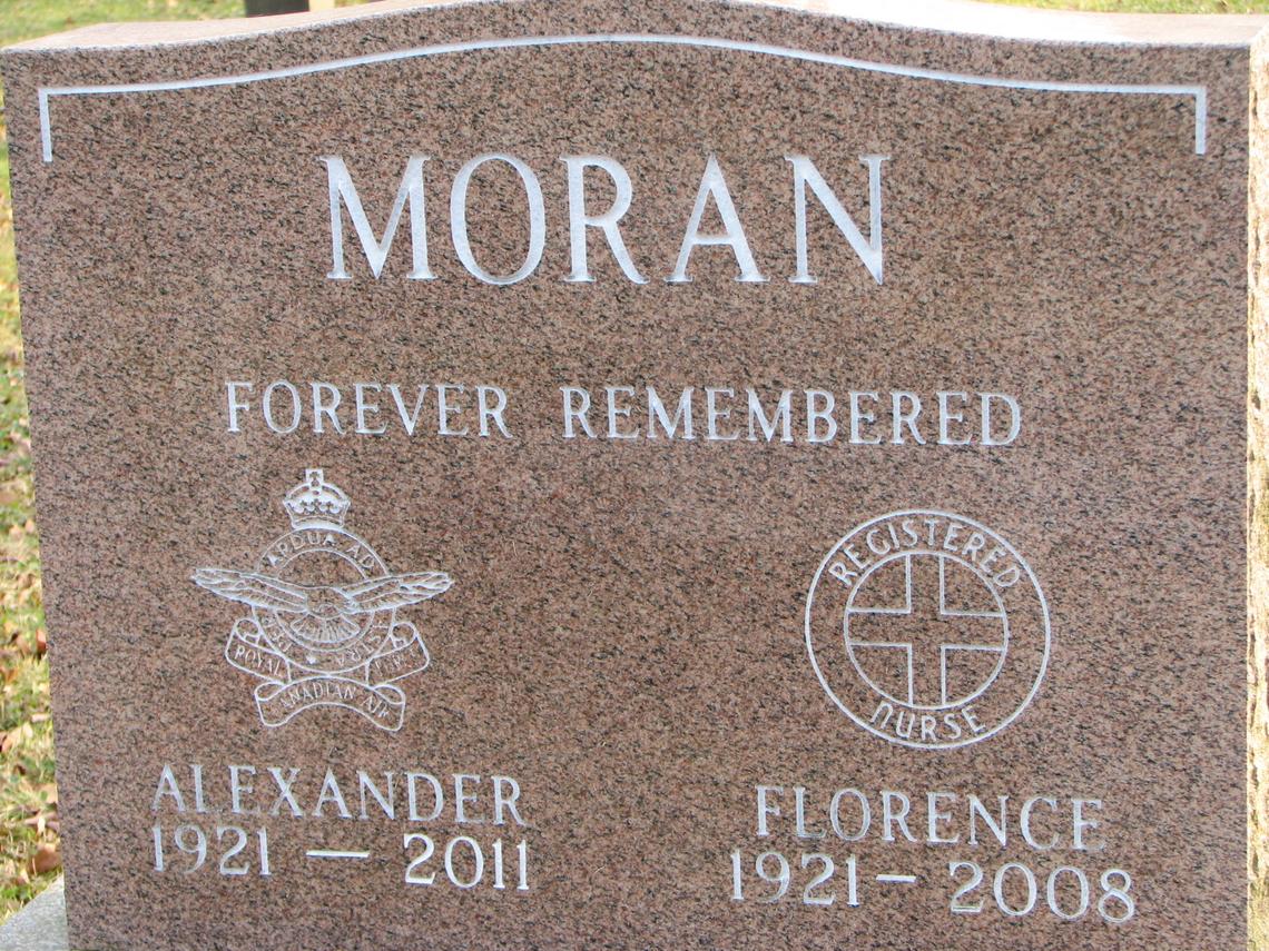 MORAN-Alexander 1921-2011 _ Florence 1921-2008