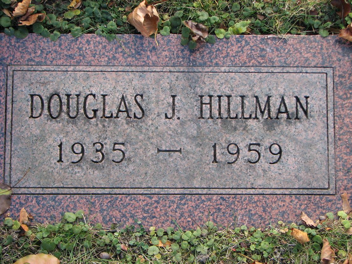 Douglas J. HILLMAN 1935-1959 Sect D Row 5
