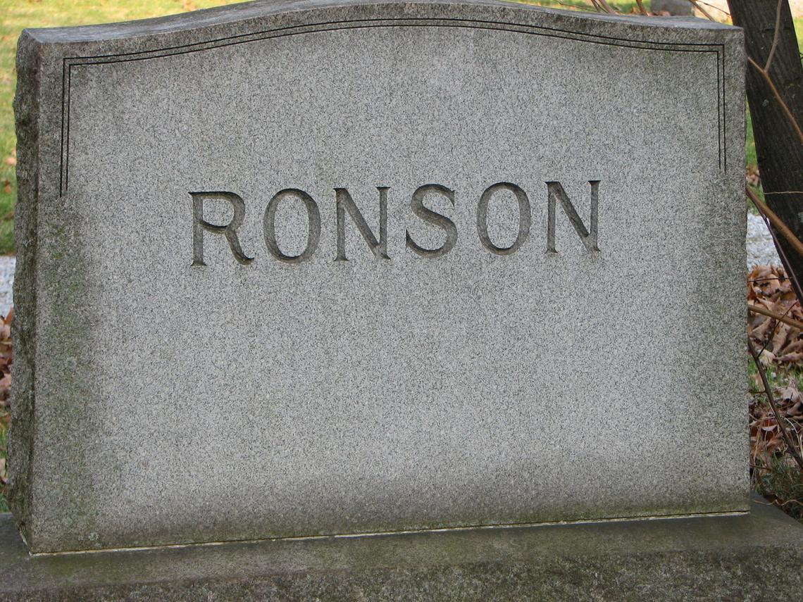 RONSON Headstone