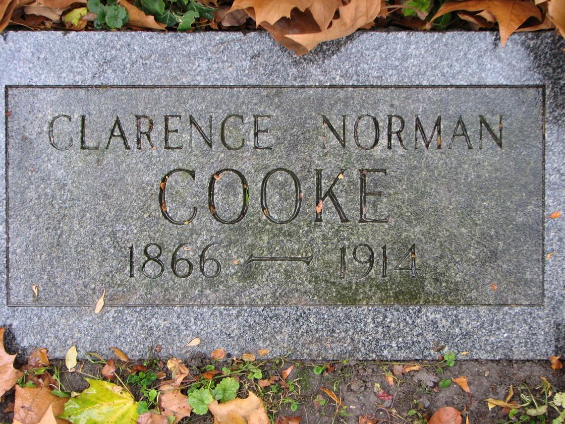 Clarence Norman COOKE 1866-1914 Sect E Row 6