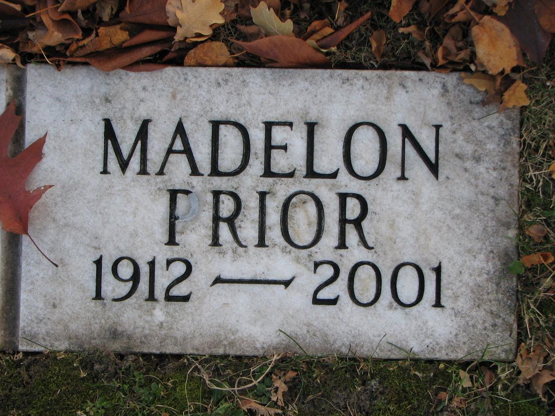 Madelon Prior WOODALL 1912-2001